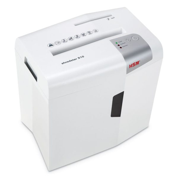 Shredstar S10 Strip-Cut Shredder, 10 Manual Sheet Capacity - Image 3