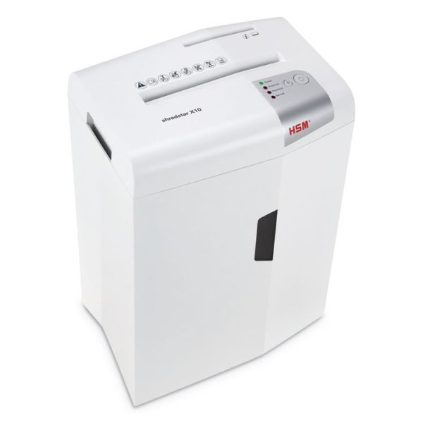 Shredstar X10 Cross-Cut Shredder, 10 Manual Sheet Capacity - Image 3