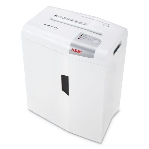 Shredstar X10 Cross-Cut Shredder, 10 Manual Sheet Capacity