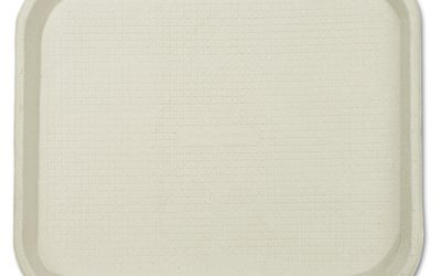 Savaday Molded Fiber Food Trays, 1-Compartment, 9 x 12 x 1, White, Paper, 250/Carton