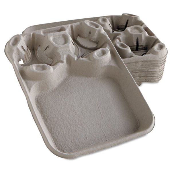 Strongholder Molded Fiber Cup/food Trays, 8 Oz To 44 Oz, 2 Cups, Beige, 100/carton - Image 3