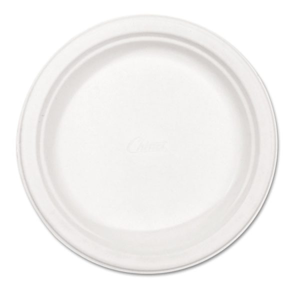 Paper Dinnerware, Plate, 8.75" Dia, White, 500/carton