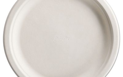 Paperpro Naturals Fiber Dinnerware, Plate, 10.5″ Dia, Natural, 125/pack, 4 Packs/carton