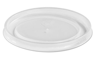 Plastic High Heat Vented Lid, Fits 16-32 Oz, White, 50/bag, 10/bags Carton