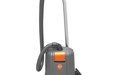 Hushtone Backpack Vacuum, 6 Qt Tank Capacity, Gray/orange