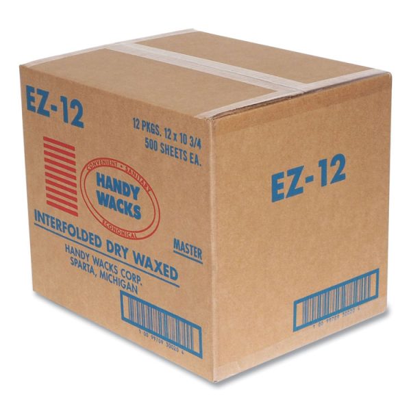 Interfolded Dry Waxed Paper Deli Sheets, 10.75 x 12, 500 Box, 12 Boxes/Carton - Image 2