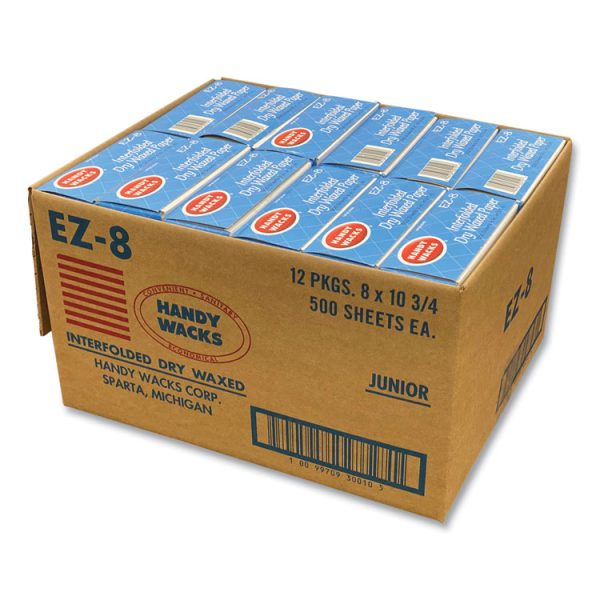 Interfolded Dry Waxed Paper Deli Sheets, 10.75 x 8, 12/Box - Image 2