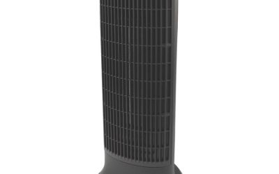 Digital Tower Heater, 1,500 W, 10.12 x 8 x 23.25, Black