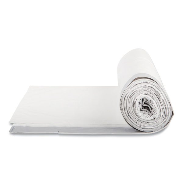 Draw-Tuff Institutional Draw-Tape Can Liners, 55 gal, 1.9 mil, 42.5" x 35.5", Natural, 10 Bags/Roll, 5 Rolls/Carton - Image 3