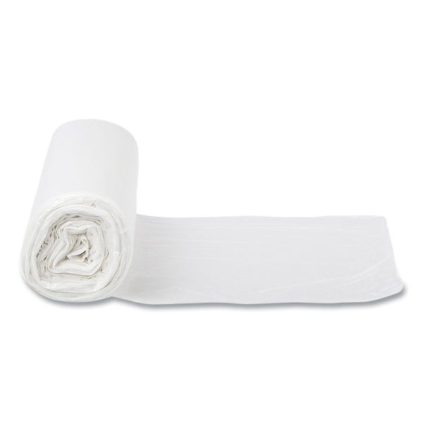 High-Density Commercial Can Liners, 16 gal, 6 mic, 24" x 33", Natural, 50 Bags/Roll, 20 Perforated Rolls/Carton - Image 4