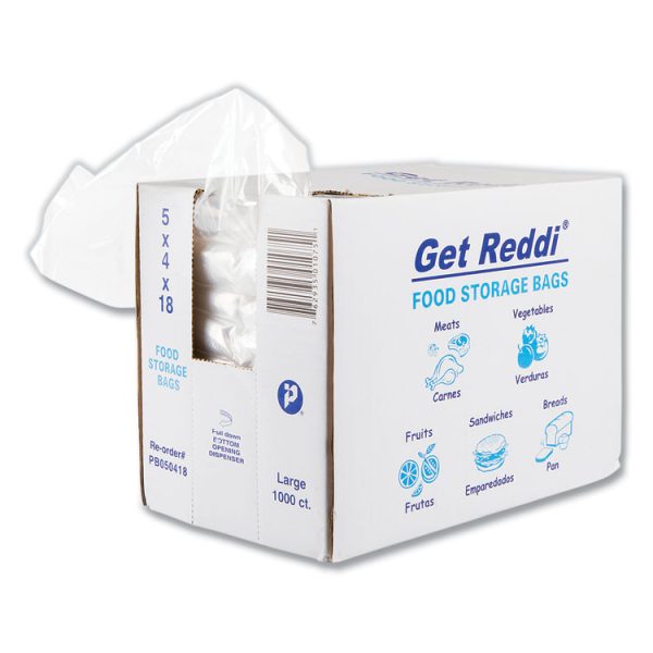 Food Bags, 0.75 Mil, 5" X 18", Clear, 1,000/carton - Image 4