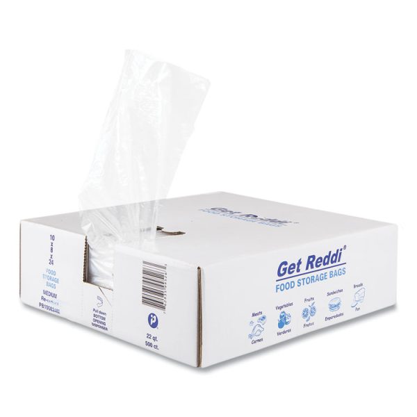 Food Bags, 22 Qt, 0.85 Mil, 10" X 24", Clear, 500/carton - Image 4