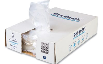 Silverware Bags, 0.7 Mil, 3.5″ X 1.5″, Clear, 2,000/carton