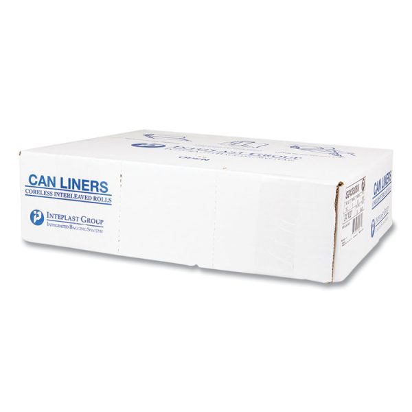 High-Density Commercial Can Liners, 16 gal, 8 mic, 24" x 33", Black, 50 Bags/Roll, 20 Interleaved Rolls/Carton - Image 2