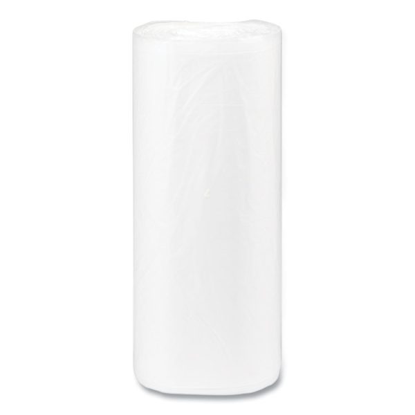 High-Density Commercial Can Liners, 16 gal, 8 mic, 24" x 33", Natural, 50 Bags/Roll, 20 Interleaved Rolls/Carton - Image 4