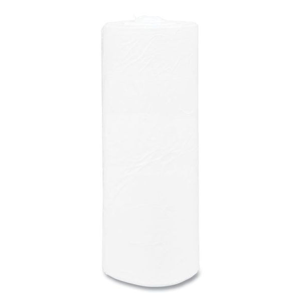 High-Density Commercial Can Liners, 55 gal, 17 mic, 36" x 60", Clear, 25 Bags/Roll, 8 Interleaved Rolls/Carton - Image 3