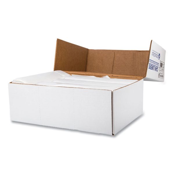 High-Density Commercial Can Liners, 60 gal, 16 mic, 43" x 48", Natural, 25 Bags/Roll, 8 Interleaved Rolls/Carton - Image 4