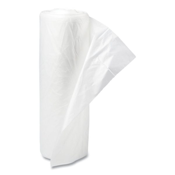 Low-Density Commercial Can Liners, Coreless Perforated Roll, 16 gal, 0.35mil, 24" x 33", Clear, 50 Bags/Roll, 20 Rolls/Carton - Image 3