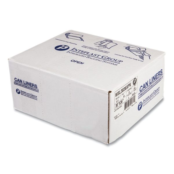 Low-Density Commercial Can Liners, Coreless Interleaved Roll, 30 gal, 0.9 mil, 30" x 36", Black, 25 Bags/Roll, 8 Rolls/Carton - Image 2