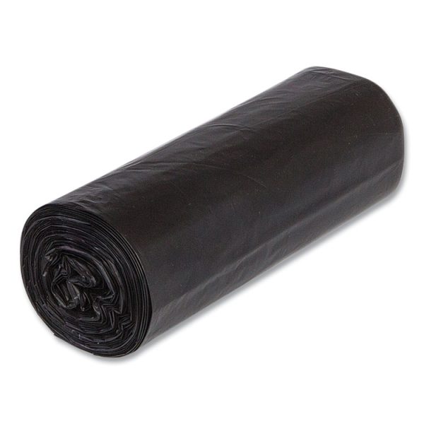 Low-Density Commercial Can Liners, Coreless Interleaved Roll, 30 gal, 0.9 mil, 30" x 36", Black, 25 Bags/Roll, 8 Rolls/Carton - Image 5