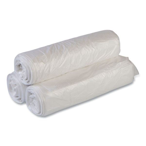High-Density Commercial Can Liners Value Pack, 16 gal, 7 mic, 24" x 31", Clear, 50 Bags/Roll, 20 Interleaved Rolls/Carton - Image 4