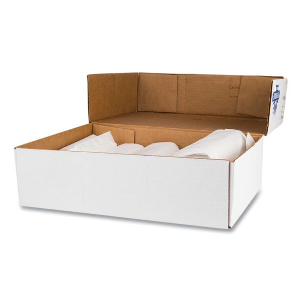 High-Density Commercial Can Liners Value Pack, 45 gal, 11 mic, 40" x 46", Clear, 25 Bags/Roll, 10 Interleaved Rolls/Carton - Image 2