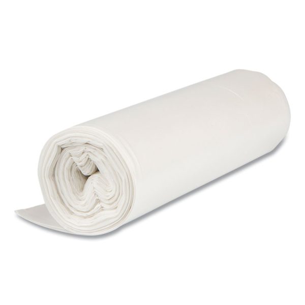 High-Density Commercial Can Liners Value Pack, 45 gal, 11 mic, 40" x 46", Clear, 25 Bags/Roll, 10 Interleaved Rolls/Carton - Image 3