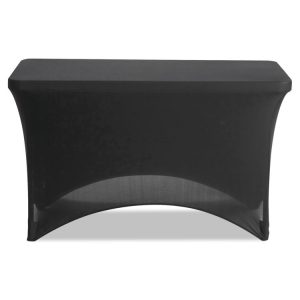 Igear Fabric Table Cover, Polyester/spandex, 24" X 48", Black