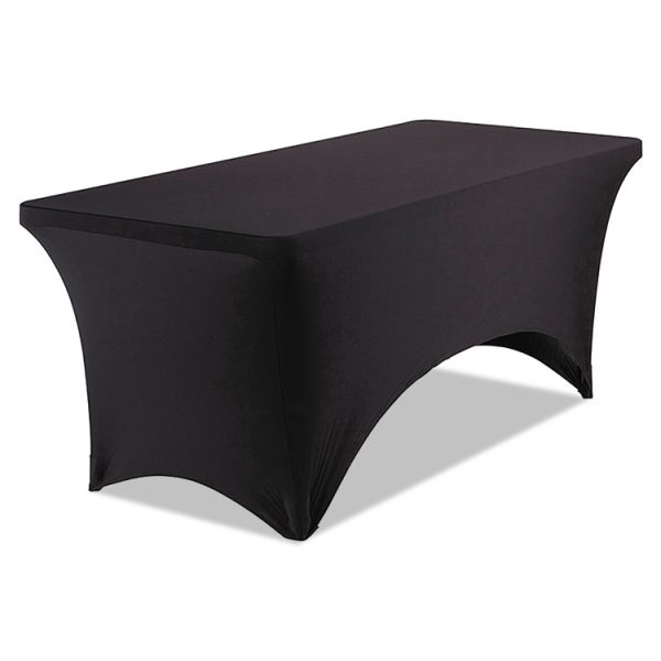 Igear Fabric Table Cover, Polyester/spandex, 30" X 72", Black - Image 2