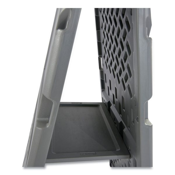Ingenuity Presentation Flipchart Easel with Dry Erase Surface, 33 x 28, 73" Tall Easel, Charcoal Polyethylene Frame - Image 5