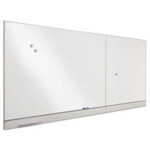 Polarity Magnetic Dry Erase White Board, 48 x 32, White Surface, Silver Aluminum Frame