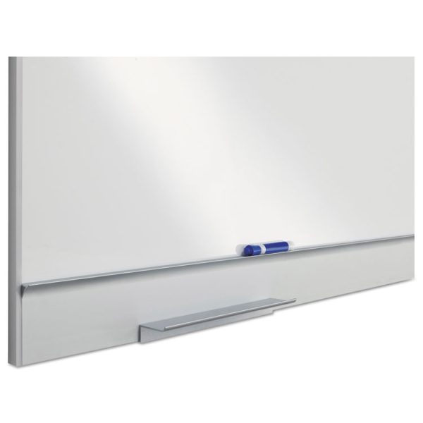 Polarity Magnetic Dry Erase White Board, 72 x 46, White Surface, Silver Aluminum Frame - Image 2