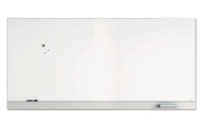 Polarity Magnetic Dry Erase White Board, 96 x 46, White Surface, Silver Aluminum Frame