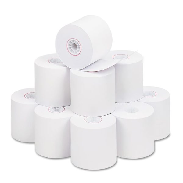 Impact Bond Paper Rolls, 2.25" X 150 Ft, White, 12/pack - Image 2