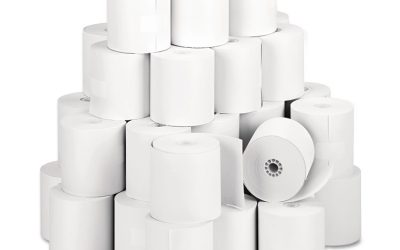 Direct Thermal Printing Thermal Paper Rolls, 3.13″ X 273 Ft, White, 50/carton