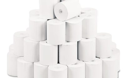 Direct Thermal Printing Thermal Paper Rolls, 3.13″ X 230 Ft, White, 50/carton