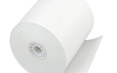 Direct Thermal Printing Thermal Paper Rolls, 3″ X 225 Ft, White, 24/carton