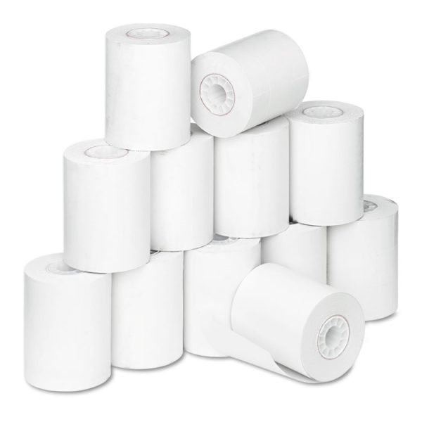 Direct Thermal Printing Thermal Paper Rolls, 2.25" X 80 Ft, White, 12/pack - Image 2