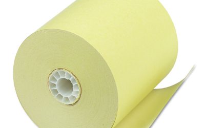 Direct Thermal Printing Thermal Paper Rolls, 3.13″ X 230 Ft, Canary, 50/carton