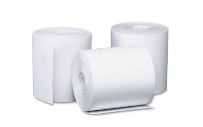 Direct Thermal Printing Thermal Paper Rolls, 3.13″ X 230 Ft, White, 8/pack