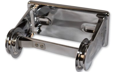 Single Roll Toilet Tissue Dispenser, 6.5 X 4.5 X 2.75, Chrome, 1 Dozen