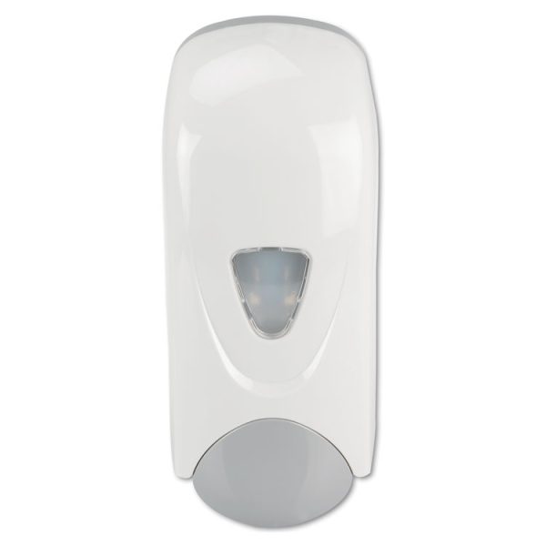 Foam-Eeze Bulk Foam Soap Dispenser With Refillable Bottle, 1,000 Ml, 4.88 X 4.75 X 11, White/gray - Image 2