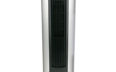 Four Seasons 4-in-1 Air Purifier/Heater/Fan/Humidifier, 1,500 W, 9 x 11 x 26, Black/Silver