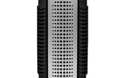 Mini Plug-In Collection Blade Air Purifier, One Speed, Black/silver