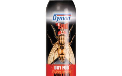 The End. Dry Fog Flying Insect Killer, 14 oz Aerosol Spray, 12/Carton
