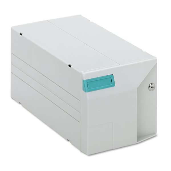 Cd/dvd Storage Drawer, Holds 150 Discs, Light Gray - Image 4