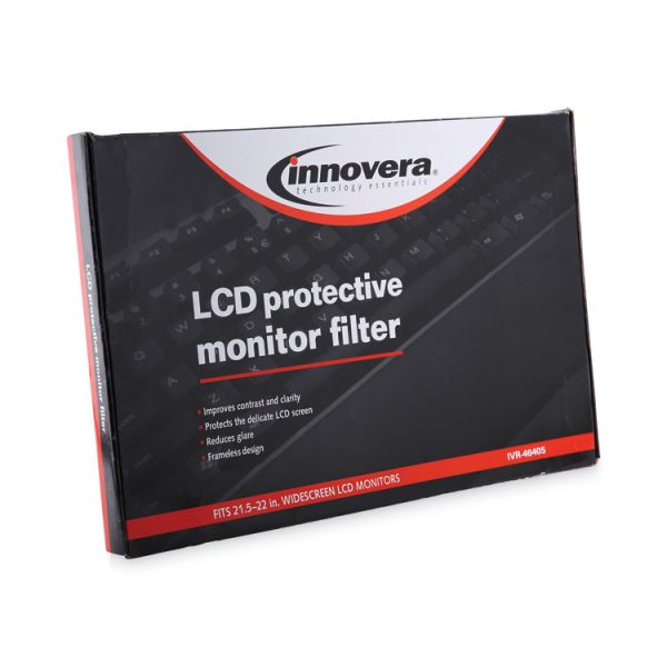 Protective Antiglare LCD Monitor Filter for 21.5" to 22" Widescreen Flat Panel Monitor, 16:9/16:10 Aspect Ratio - Image 2