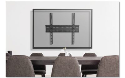 Fixed And Tilt Tv Wall Mount For Monitors 32″ To 55″, 16.7w X 2d X 18.3h