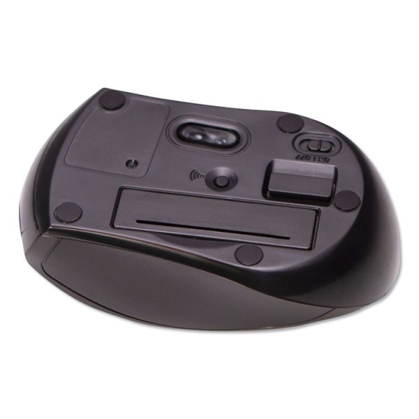 Compact Mouse, 2.4 GHz Frequency/26 ft Wireless Range, Left/Right Hand Use, Black - Image 4