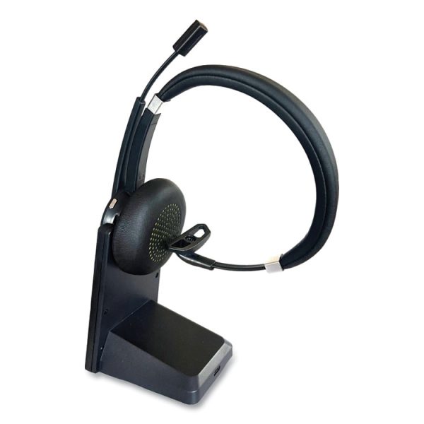 IVR70002 Monaural Over The Head Bluetooth Headset, Black/Silver - Image 3